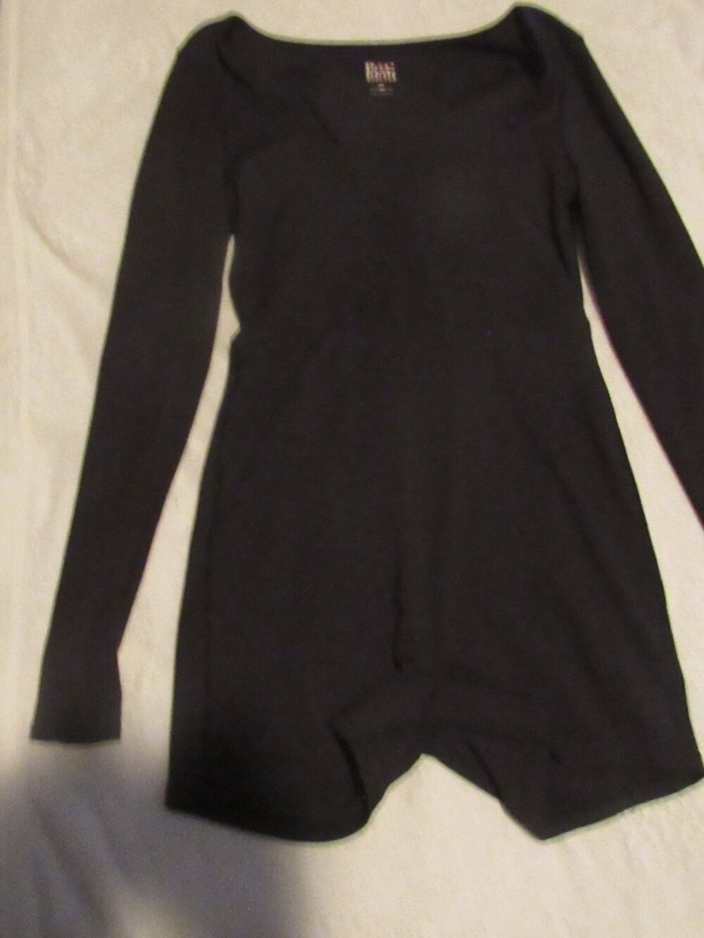Pacsun  Pac 1980 Black Active Romper Long Sleeve  Size Medium USED